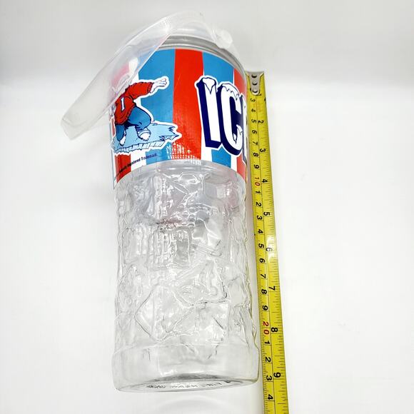 ICEE Polar Bear Mascot Reusable Transparent Cup with Lid Flex Straw Collectible - Picture 11 of 12